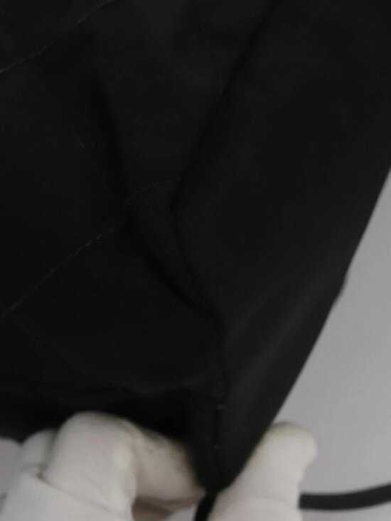 PRADA Backpack Nylon Black Auth 104486 main image 8